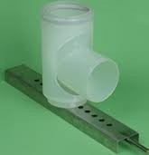 RENOLUX BOCHT MET MUURSTEUN  80 MM