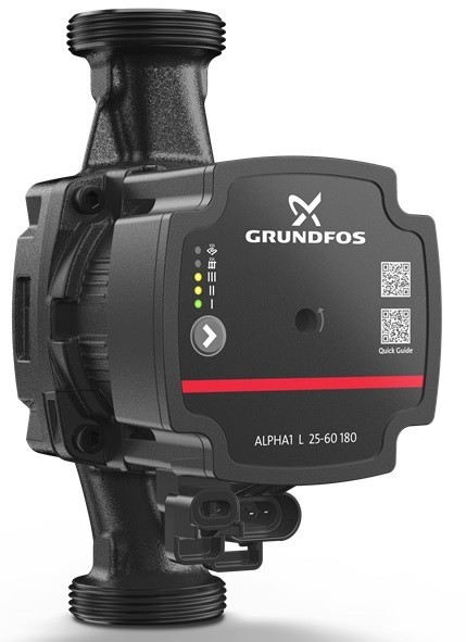 GRUNDFOSS CIRCULATIEPOMP ALPHA 1L 25-40 6/4 180MM