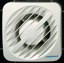 CODUME VENTILATOR MET HYGROSTAAT EN TIMER