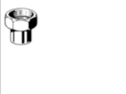 VIEGA LOSSE MOER  3/4F X 15SOUDE VLAK