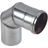 COUDE INOX + JOINT 100MM 90°
