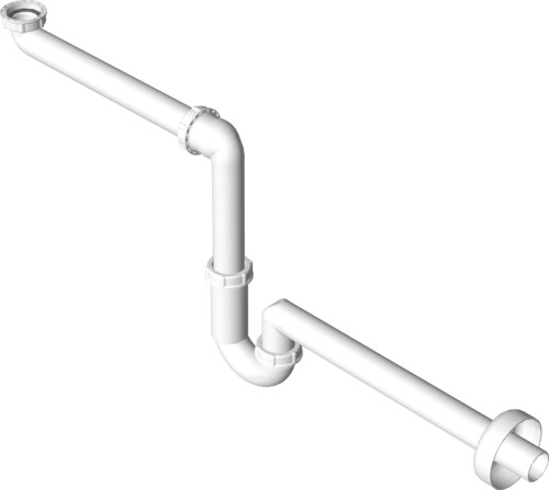 VIEGA PLAATSBESPARENDE LAVABO SYPHON 5/4 40MM