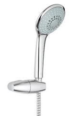 GROHE EUPHORIA HANDDOUCHESET 110 CHAMPAGNE 3JET CHR. + FLEX + HOUDER