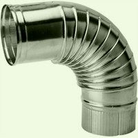 COUDE GALVANISE 92MM 45°