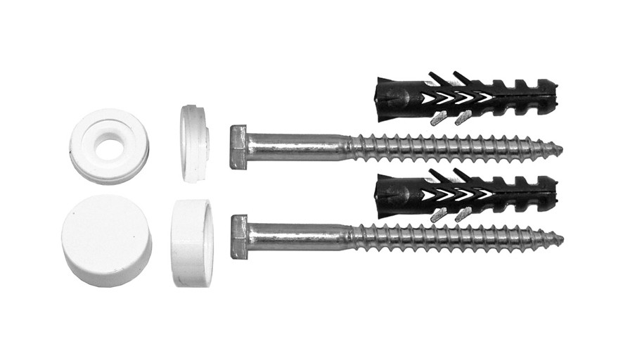 BEVEST WC VIJS INOX SET 2ST. 6 X 80 WM