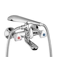 PAFFONI ETOILE BADMENGKRAAN + FLEX 1M + SPROEIER COMPLEET CHR.