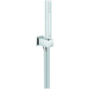 GROHE AANSLUITBOCHT CUBE MET VIERKANT ROZET CHR.