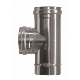 T INOX + JOINT 100MM 90° VVM