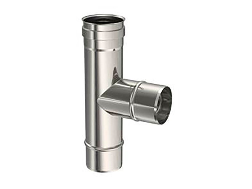 T INOX + JOINT 100MM 90° VMM