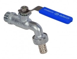 ARCO DUB DIENSTKRAAN 3/4 INOX HENDEL (10)