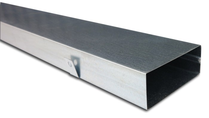 SPIRAAL MECANO 55X110 PLAT KANAAL 3M 