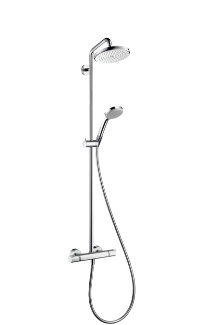 HANS GROHE SHOWERPIPE CROMA 220 1JET ECO-SMART DIA. 22 CM CHR.*
