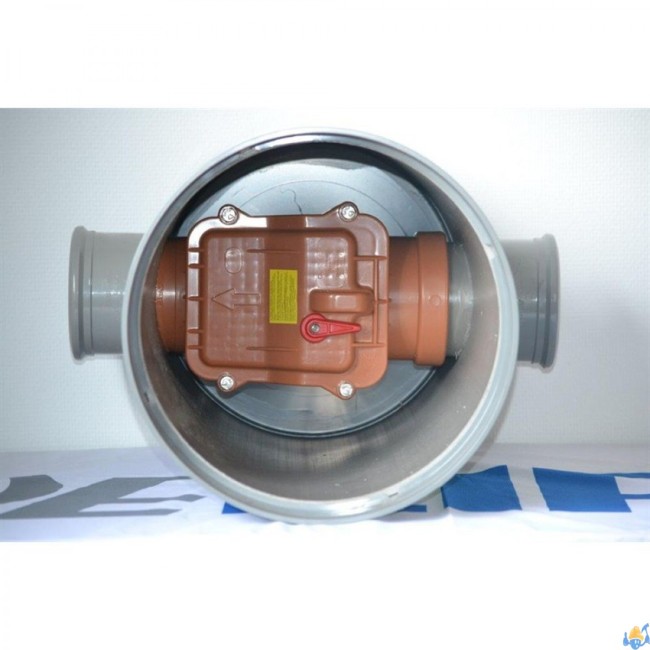 INSPECTIEPUT + TERUGSLAGKLEP 110 X 110 315MM