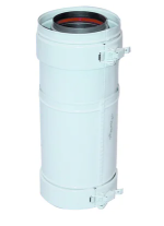 ACV TELESCOPISCHE BUIS 500MM PP/GALVA 80/125
