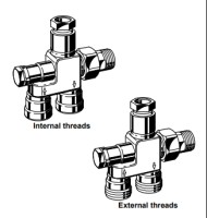 HONEYWELL KRAAN VERDEELSTUK VLOER 50% 3/4" EUROKONE