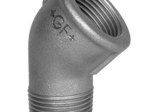 COUDE 2 MF 45° ZWART