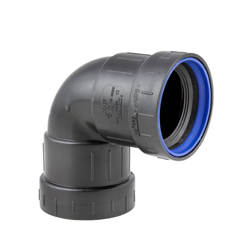 COUDE ZWART PPC 32MM 90° FF (25)*