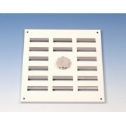 ROOSTER ALU 20X20 WIT AFSLUITBAAR + GAAS (3-2020 W)