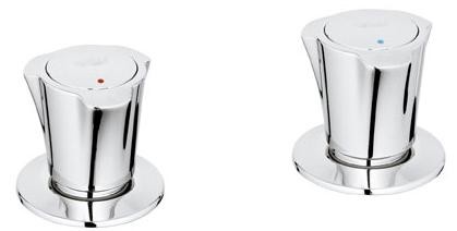 GROHE COSTA L 1 PAAR BIDETKRANEN 1/2" CHR.