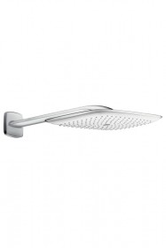 HANS GROHE HOOFDDOUCHE PURAVIDA 400 AIR 1JET WANDMODEL WIT/ CHR.