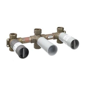 HANS GROHE INBOUWLICHAAM LAVABO TWEEGREEPSMENGKRAAN WANDMODEL