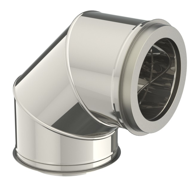 COUDE INOX DW 200-250MM 90° OPSINOX