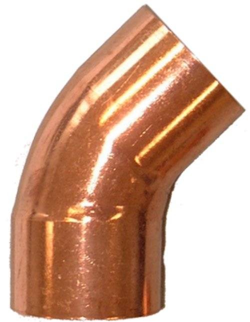COUDE SOUDE 45° MF 22 MM