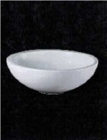 CONIMA SPOT MIDDLE Z. OVERLOOP/ UITV. PORSELEIN WIT diam 38