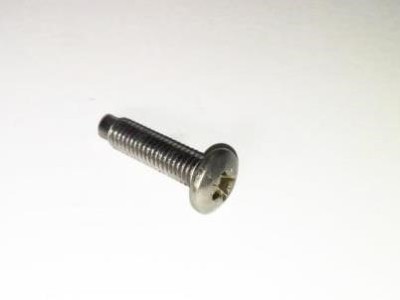 INOX VIJS M6 VOOR GOOTHAAK