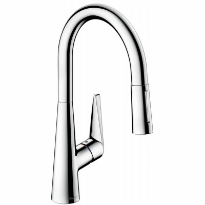 HANS GROHE TALIS S 200  KEUKENMENGKRAAN CHR + UITTREKBARE VUISTDOUCHE