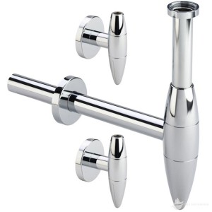 VIEGA LAVABO ELEGANTA SET 2 DESIGNSYPHON + KRAANTJES CHR