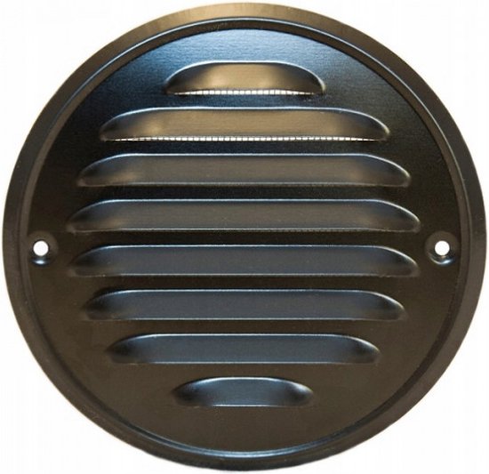 ROOSTER ALU ROND 175 ZWART 1-R175Z