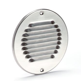 ROOSTER ALU ROND 150 ZWART 1-R150Z