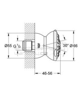 GROHE ZIJSPROEIER RELEXA 65 CHR.NORMAAL - MASSAGE