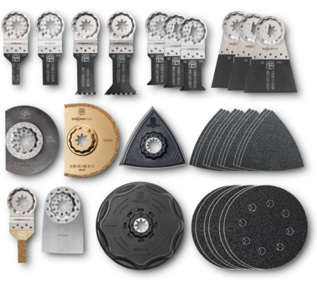 FEIN SCHUUR SET/RAMEN KLEINE  STERAANSLUITING