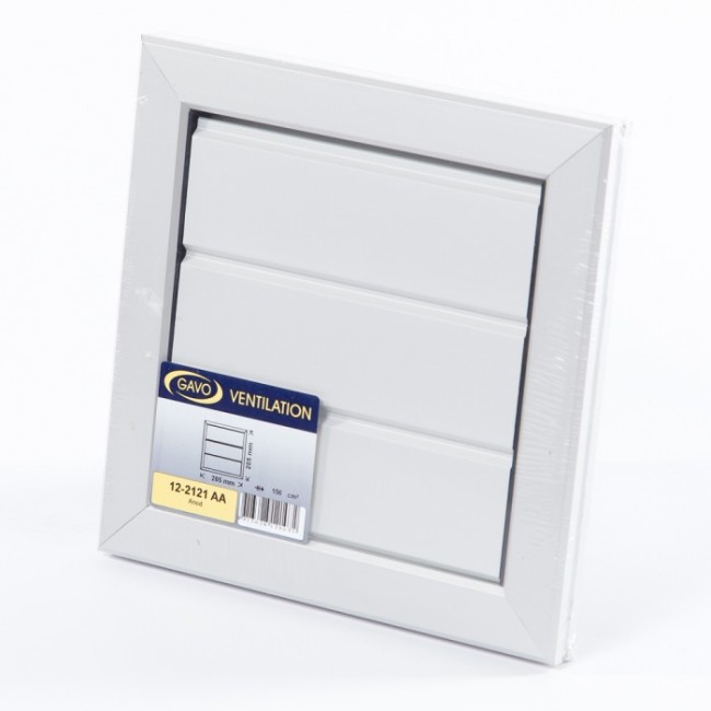 ROOSTER ALU 21X21 OVERDRUKROOSTER + KLEPPEN12-2121