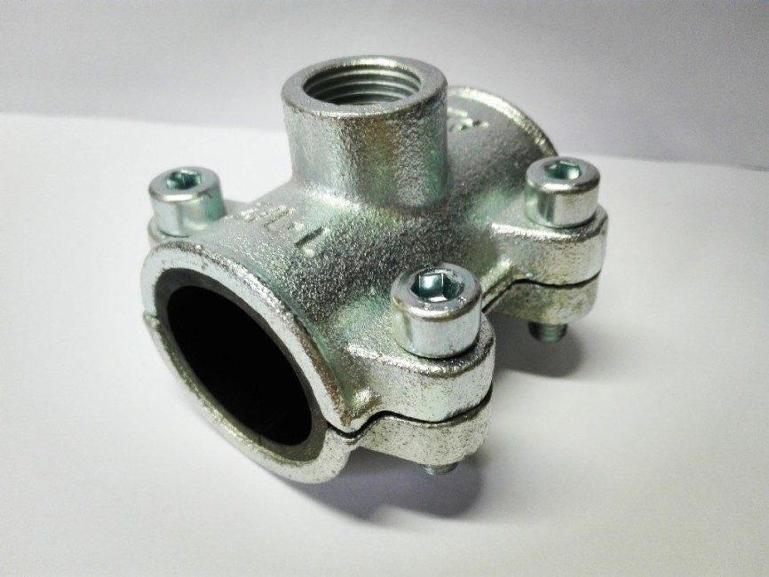 SNEL T 3/4 - 1/2 GIETIJZER BOORZADEL 26.9 X 1/2 PN 16