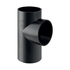 GEBERIT PE HD REDUCTIE T-STUK 90° 75 - 40 MM