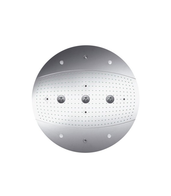 HANS GROHE HOOFDDOUCHE RAINDANCE RAINMAKER DIA. 60CM AIR 3JET - PLAFONDMODEL MET VERLICHTING CHR.