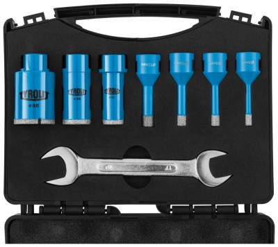 TYROLIT TEGELBOORSET DIAMANTBOREN 6-8-10-12-20-25-35 //// 