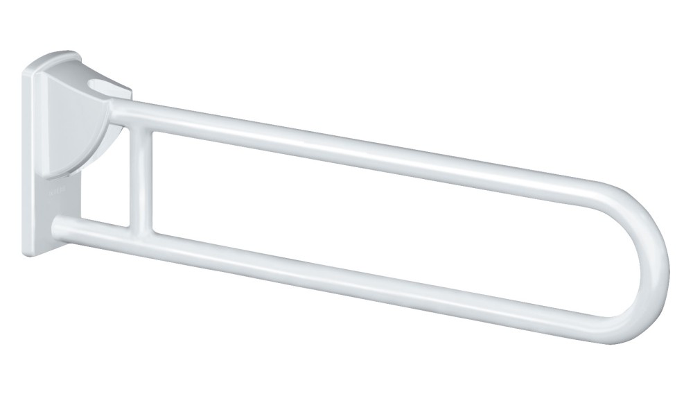 DELABIE OPKLAPBARE GREEP - GLANZEND SLIJTVAST NYLON WIT - L.900