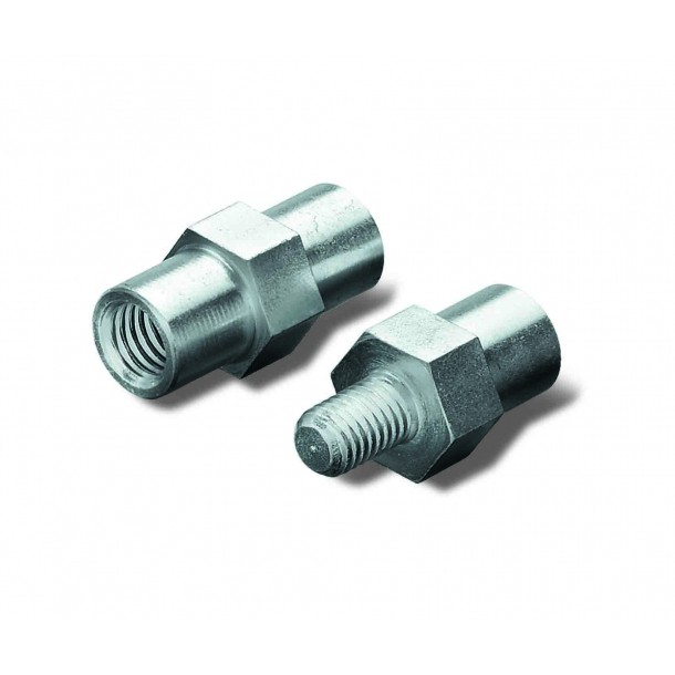  KETELBORSTEL ADAPTER  -  BUITENDRAAD / BINNENDRAAD   M 10  - W 1/2 "