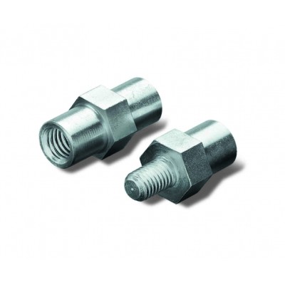  KETELBORSTEL ADAPTER  -  BUITENDRAAD / BINNENDRAAD   M 10 -  W 3/8