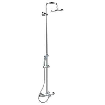 IDEAL STANDARD IDEALRAIN SHOWERPIPE DIA. 20CM MET BAD/ DOUCHETHERMOSTAAT CERATHERM 25 CHR.