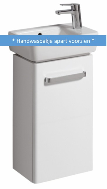 KERAMAG / GEBERIT RENOVA NR 1 COMPRIMO ONDERKAST LAVE-MAINS 40 X 25CM - WITTE LAK