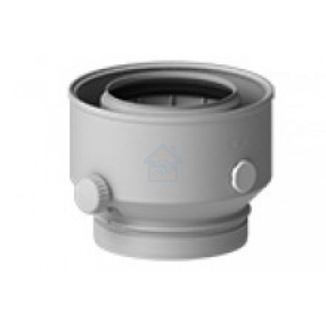 DAALDEROP ADAPTOR 60/100 + MEETNIPPEL voor CUBE ONE/DUO