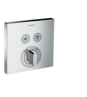 HANS GROHE SHOWER SELECT AFWERKSET VOOR INBOUWMENGKRAAN VOOR 2 SYSTEMEN CHR.