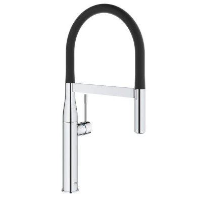 GROHE CONCETTO KEUKENKRAAN + BEWEEGBARE FLEXIBEL CHR/ZWART