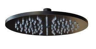 PAFFONI HOOFDDOUCHE ROND 22.5 CM MAT ZWART