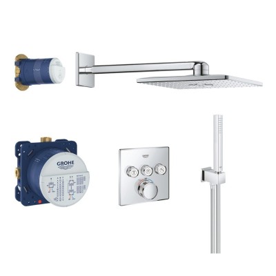 GROHE SMART CONTROL PERFECT SHOWER SET + RAINSHOWER 310 SMARTACTIVE CUBE